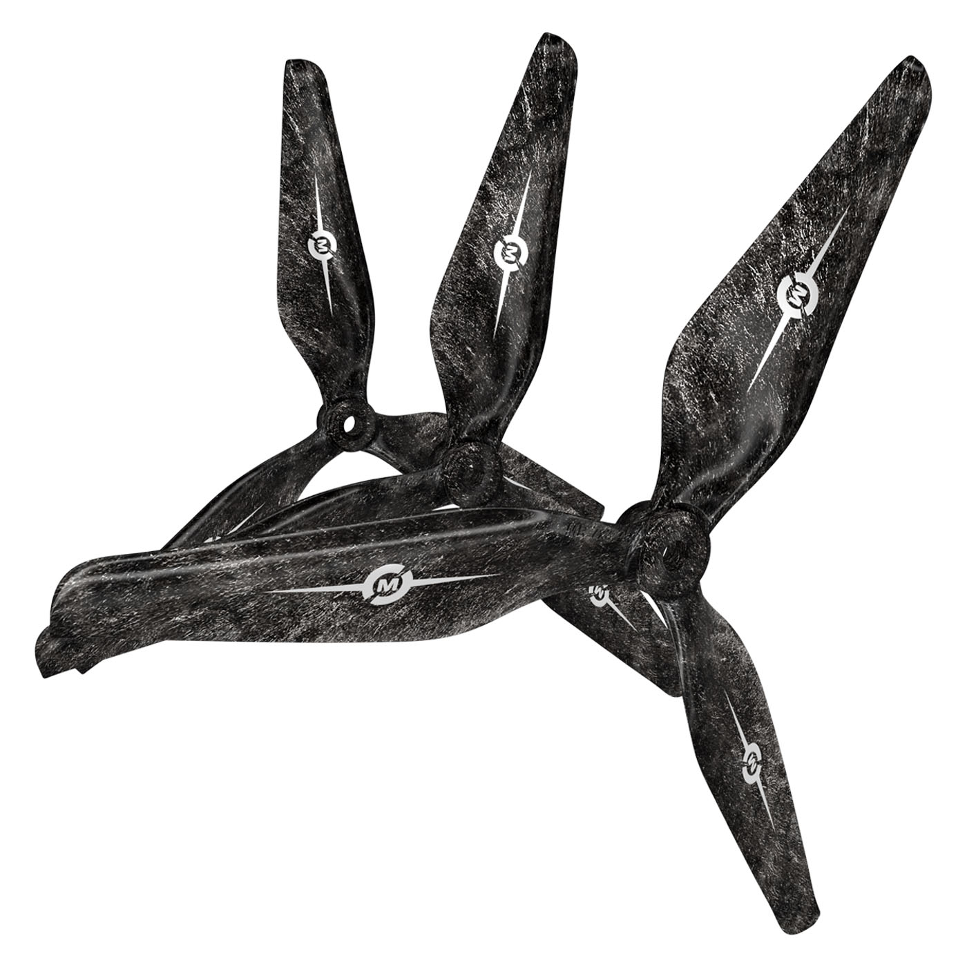 3MR Series - 3-Blade 7x3.7 Carbon Fiber Reinforced Propeller (CW) Rev./Pusher