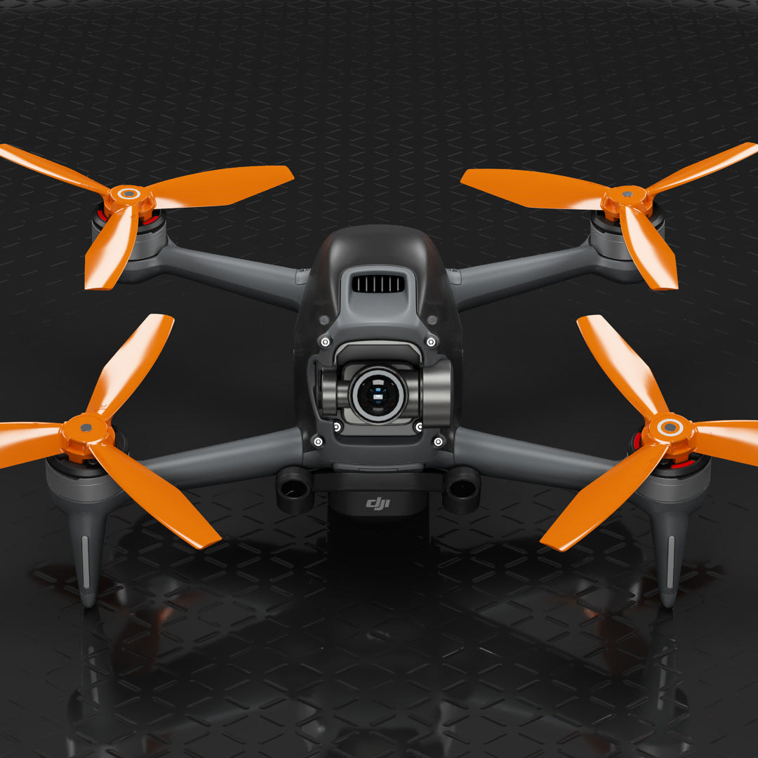 DJI Mini 3 Pro / 4 Pro STEALTH Upgrade Propellers - x4 Orange